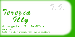 terezia illy business card